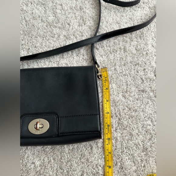 SOLD - Kate Spade New York - Black Leather Crossbody Bag - Picture 11 of 13